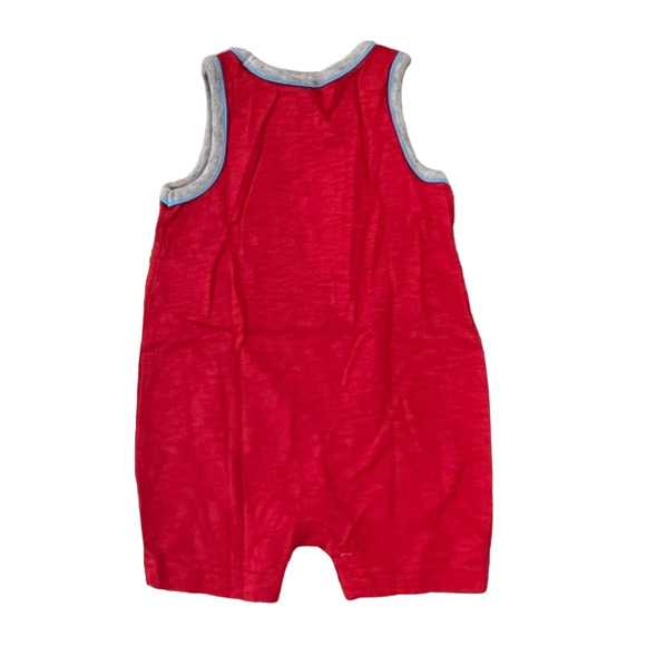 NWT Baby Gap Red W/Stars & Stripes 4th of July Tank Romper - SIZE 3-6M - Picture 4 of 8